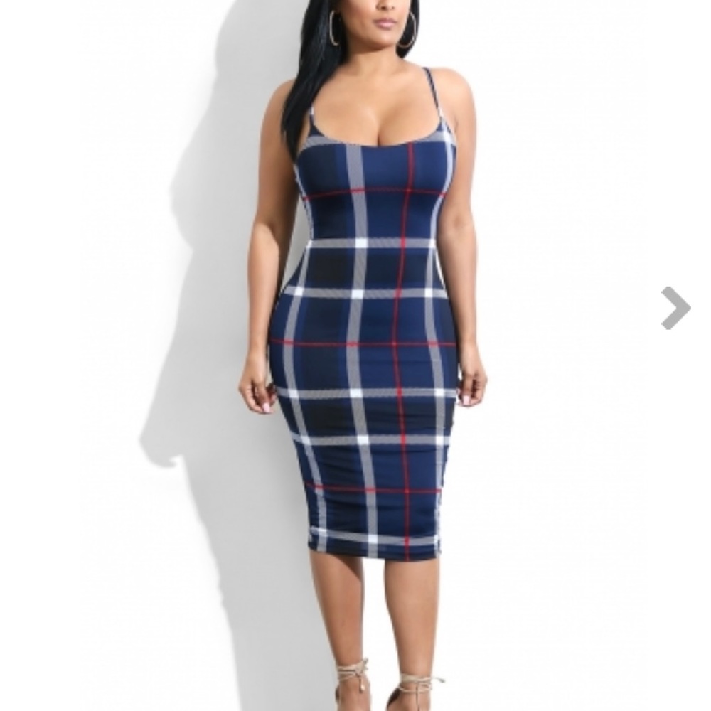 Blue dress